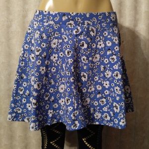 New Jr's Blue Skater Skirt XL